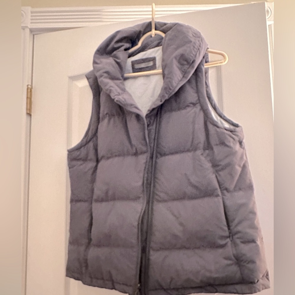 Excellent condition Horny Toad puffer jacket blue/grey